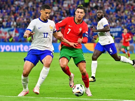 Saliba reacts to shutting out Ronaldo in France's Euro 2024 win over Portugal