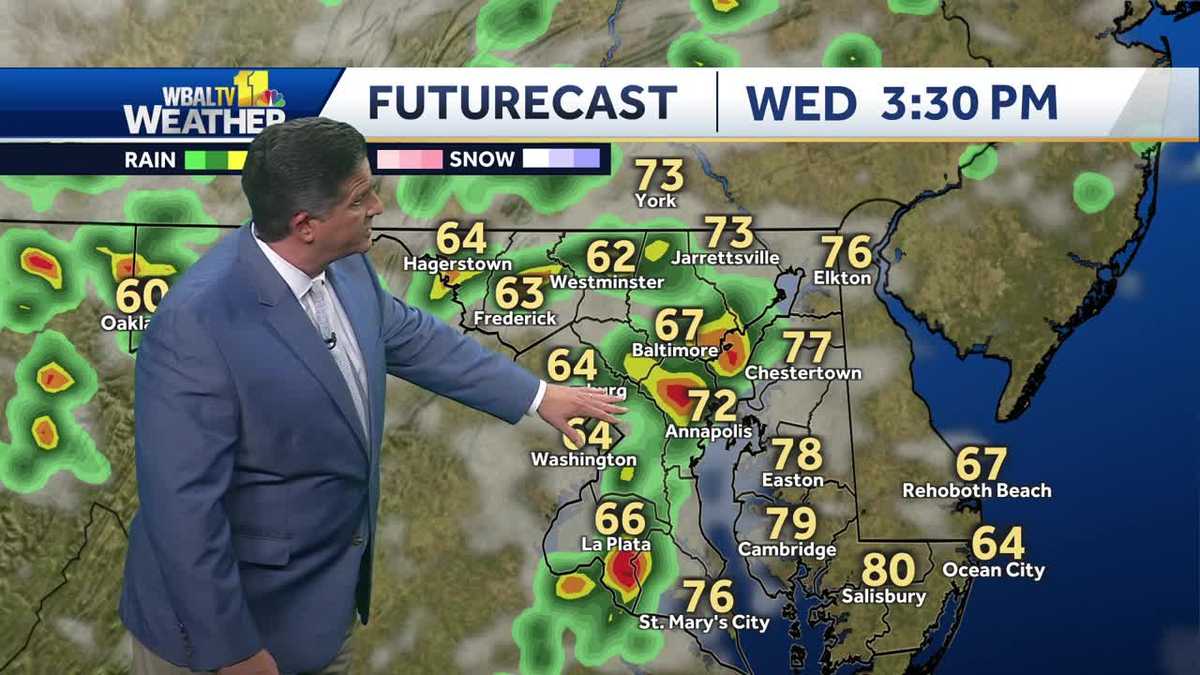 Partly cloudy and warm Tuesday, impact weather for Wednesday