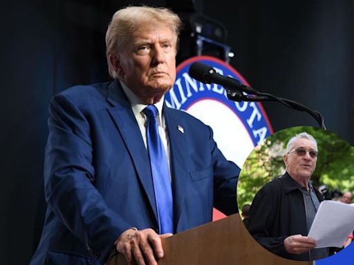 “Patético y triste”: la tajante respuesta de Donald Trump a Robert De Niro, después de que el actor lo llamara “payaso”