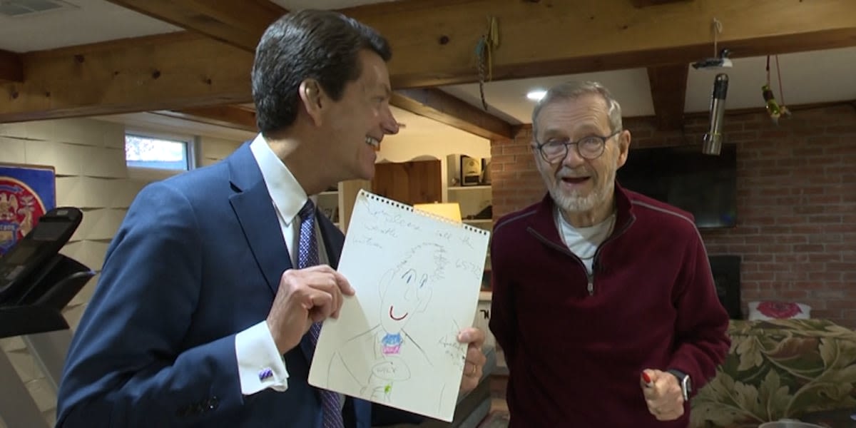 Former Lansing mayor shares journey from crushing Parkinson’s to his new hobby of cartooning