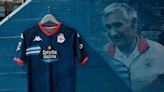 El icónico chándal de Arsenio Iglesias inspira la segunda camiseta del Deportivo