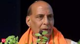 Manipur CM Singh discusses state situation with Defence Minister Rajnath Singh - The Economic Times