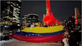 Venezolanos protestan en el Ángel de la Independencia contra Maduro
