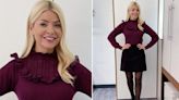 Holly Willoughby works the perfect autumn outfit – and her jumper's on sale