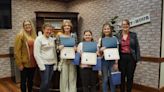 Students present program on women in history at Business and Professional Women's meeting