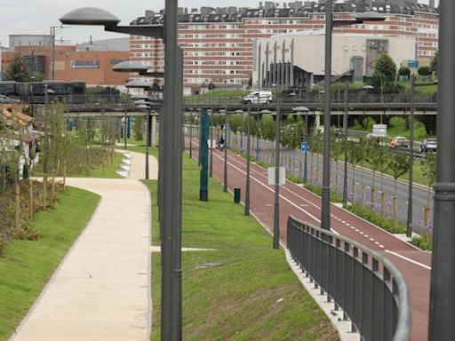 En imágenes | Fin de las obras del Parque lineal de Oviedo