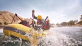 Abu Dhabi has a white water river in the middle of a scorching desert