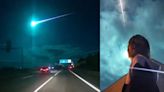 De película: grabó un impresionante video del meteoro que iluminó el cielo