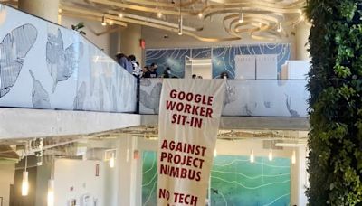 Google workers stage sit-ins to protest company’s work with Israel