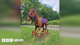 D-Day crochet tributes stolen from horse statues in Berkshire