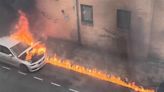 Locals say ‘Ghost Rider is real’ as car goes up in flames in Sheffield