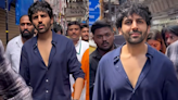 Kartik Aaryan Goes Barefoot As He Visits Lalbaugcha Raja In Mumbai On Ganesh Chaturthi 2024 (VIDEO)