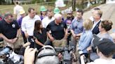 Throwback Tulsa: Vice President Mike Pence visits Tulsa to tour flooded areas five years ago
