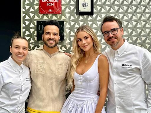 Luis Fonsi y Águeda López disfrutan de la mejor cocina en su regreso a Córdoba