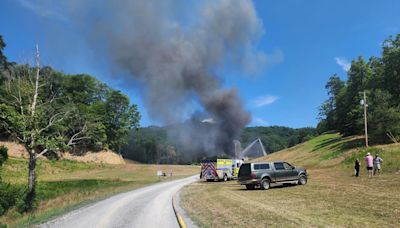 RMF: Pedigo Road 'completely closed' after crews respond to house fire