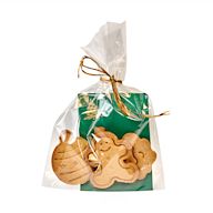 An assortment featuring an array of seasonal sweets and snacks. From classic chocolates to gourmet cookies and spiced nuts, this versatile treat bag is perfect for spreading joy during various holidays throughout the year.