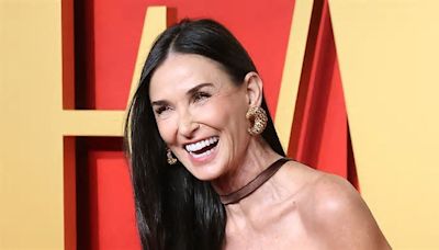 Demi Moore fans say ‘she looks 20!’ as star, 61, wears tiny leopard-print bikini in Mexico with her daughters