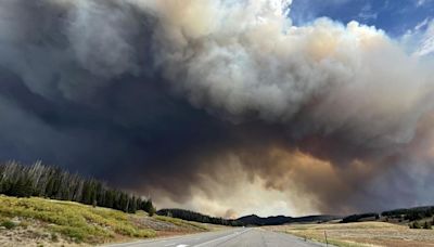 Wyoming's Fish Creek fire closes route to Grand Teton National Park