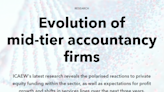 ICAEW publishes research into the evolution of mid-tier firms