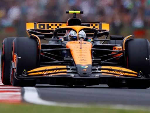 Hungarian GP Qualifying: Lando Norris takes pole as McLaren secure one-two ahead of Max Verstappen in thrilling session