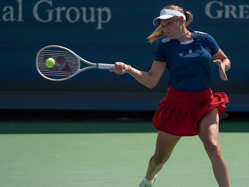 Silver medalist Vekic ousted in Cincinnati opener