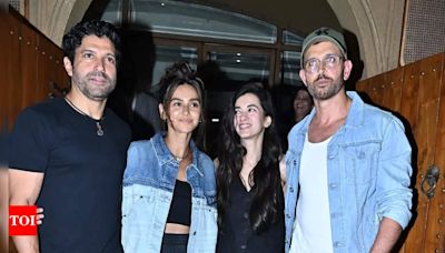 Hrithik Roshan-Saba Azad and Farhan Akhtar-Shibani Dandekar go on a double date together; fans remember 'Zindagi Na Milegi Dobara' - See photos | Hindi...