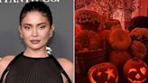 Kylie Jenner Shows Off Her Carved Pumpkins and Fall Flowers in October Photo Dump