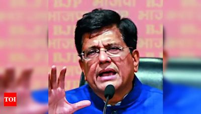 Piyush Goyal emphasizes the need for a double-engine govt in Delhi | Delhi News - Times of India