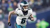 Eagles' DeVonta Smith has no regrets signing before WR market burst: 'Can't be counting the pockets of others'