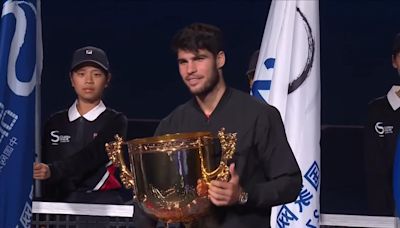 Rafael Nadal applauds Carlos Alcaraz's epic win over Jannik Sinner