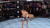 Video: David Martinez scores spinning wheel kick KO in Combate Global title defense