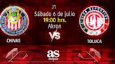 Chivas vs Toluca en vivo: Liga MX, Apertura 2024 hoy en directo