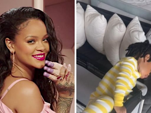 Rihanna Shares Adorable Video Of Son RZA Trying To Escape His Playpen: ‘Being A Boy Mom Is An Olympic Sport...