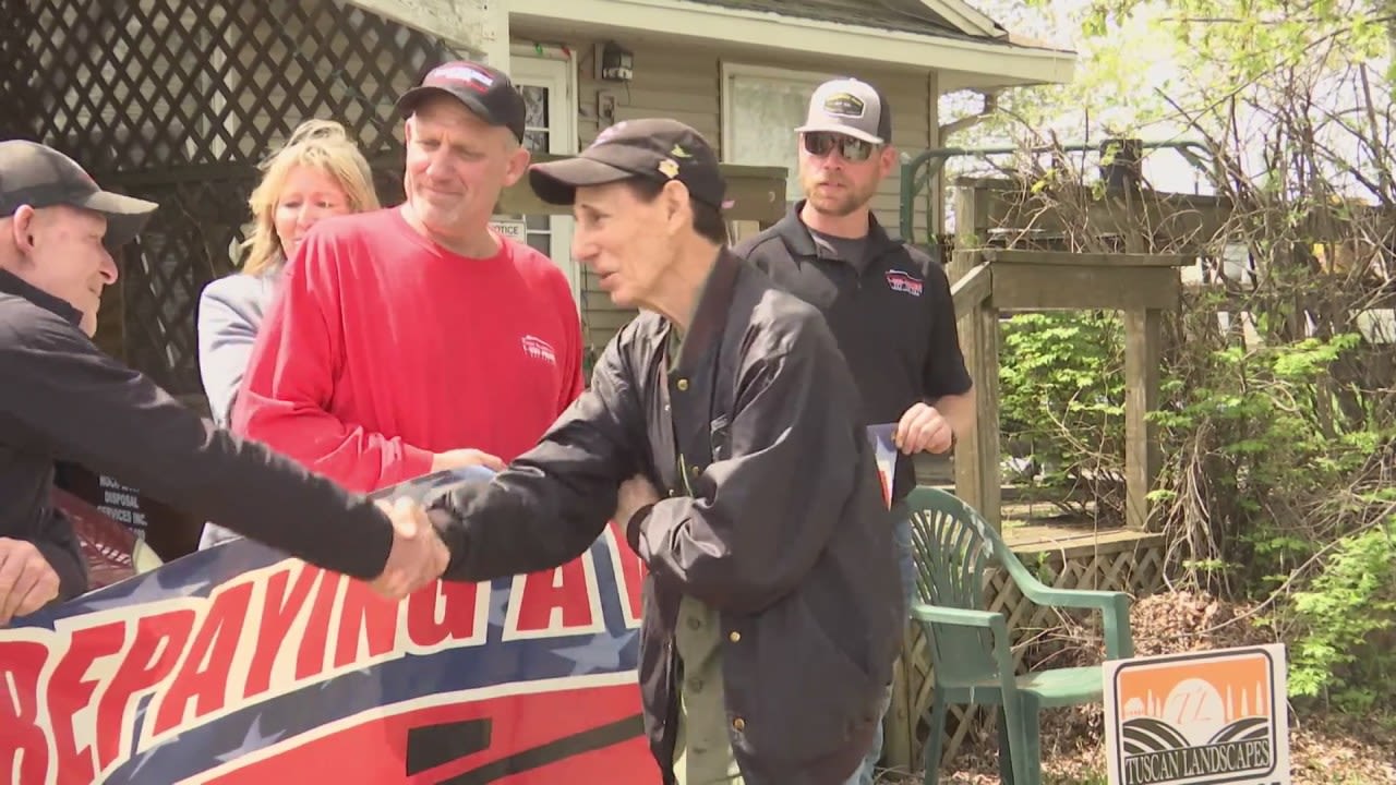 Home makeover for a hero: Vietnam veteran Nick Parnello receives surprise gift