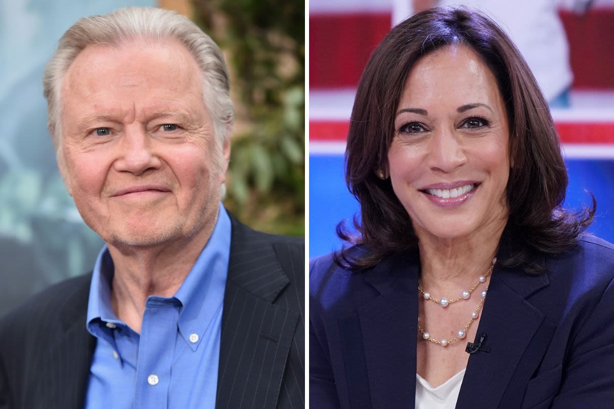 Jon Voight's message against Kamala Harris takes off online