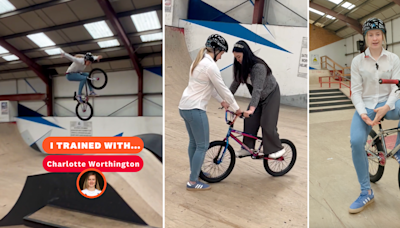 'I trained with BMX Olympian Charlotte Worthington'