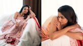 Keerthy Suresh embraces soft girl aesthetics in blush pink saree with wildflowers worth Rs 42,000 and we are floored