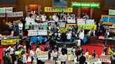綠營不滿表決方式嗆聲抗議 韓國瑜罕見動氣：請你們黨團安靜一點