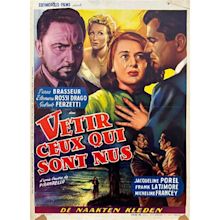 VESTIRE GLI IGNUDI French Movie Poster - 14x21 in. - 1954