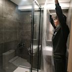 【2MIL透明防爆膜】浴室 廁所 乾濕分離 拉門 玻璃 窗戶 施工