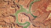 Unveiling the Geological Wonders of Lake Powell From Space