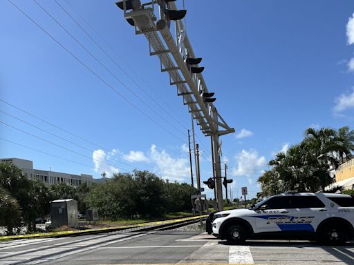 Brightline train strikes, kills pedestrian near FEC Railway tracks in Delray Beach