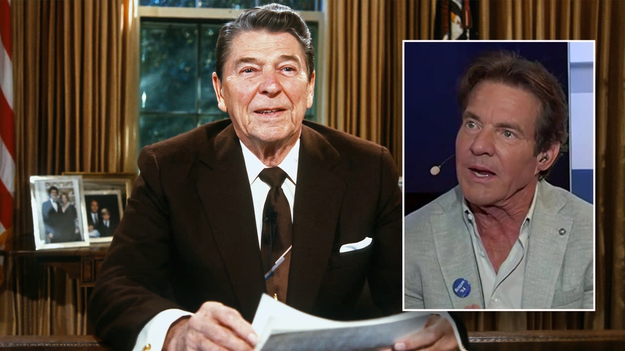 Dennis Quaid says Ronald Reagan's story 'exemplified what we need to get this nation back to'