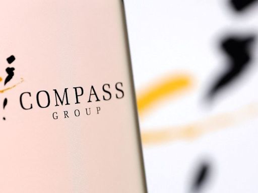 British caterer Compass Group raises annual forecast for second time