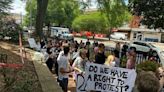 Protesters remain on UGA campus under watchful eyes of police