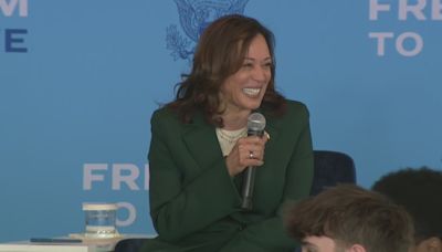 Vice President Kamala Harris in Milwaukee, touts economic efforts