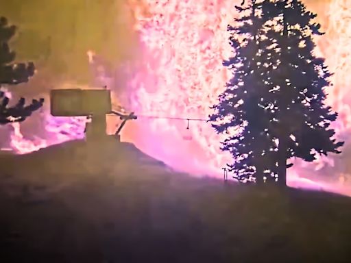 California Ski Resort Engulfed by 40,000+ Acre Wildfire