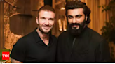 Throwback: When Arjun Kapoor was questioned over 'looking taller' than David Beckham; the actor responded, 'let’s not believe everything...' | Hindi Movie News - Times of India