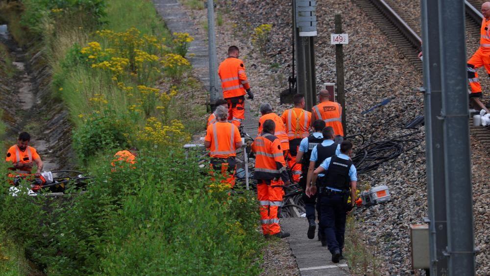 French rail sabotage plays havoc with Paris Olympics opening