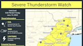 National Weather Service issues severe thunderstorm watch for North Jersey